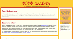 Desktop Screenshot of beerdates.com