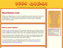 Tablet Screenshot of beerdates.com